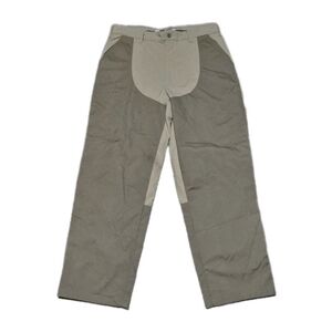 LL Bean Pants Men 36x31 Tan Briar Resistant Field Hunting Reinforced Nylon